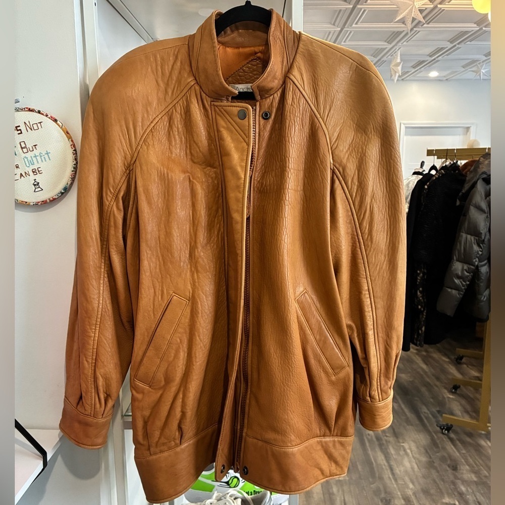 Andrew Marc vintage leather jacket